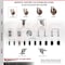 Service Caster 3 Inch 316SS High Temp Glass Filled Nylon 1 Inch Expanding Stem Caster Set SCC-SS316EX20S314-GFNSHT-1-4 - alternate 2